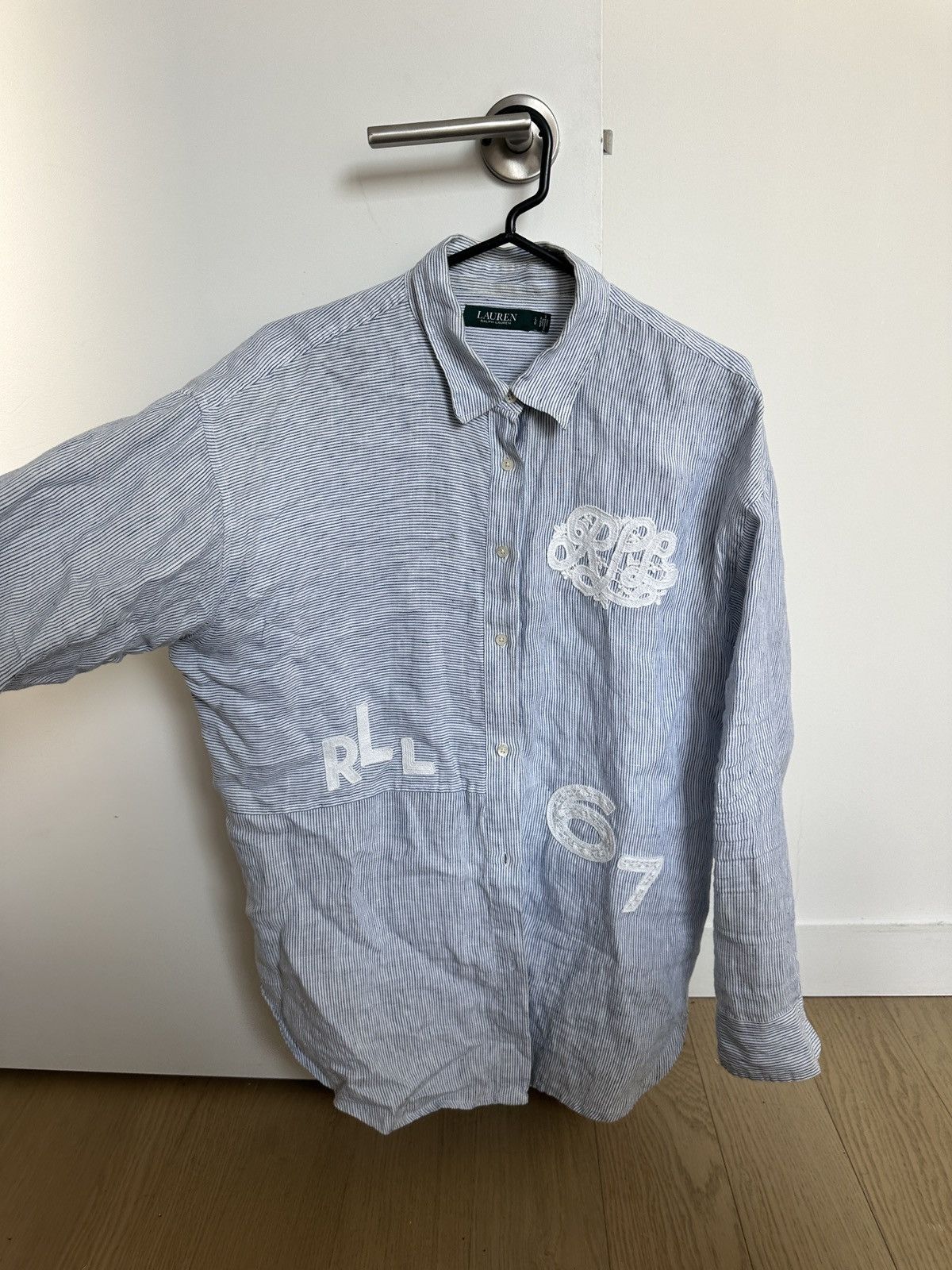 Ralph Lauren Vintage Ralph Lauren Monogram Shirt RARE Size US L / EU 52-54 / 3 - 1 Thumbnail