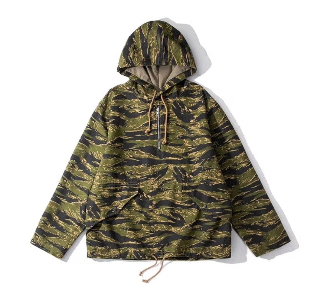 Japanese Brand Tiger stripe combat style hoodie jacket Size US S / EU 44-46 / 1 - 1 Preview