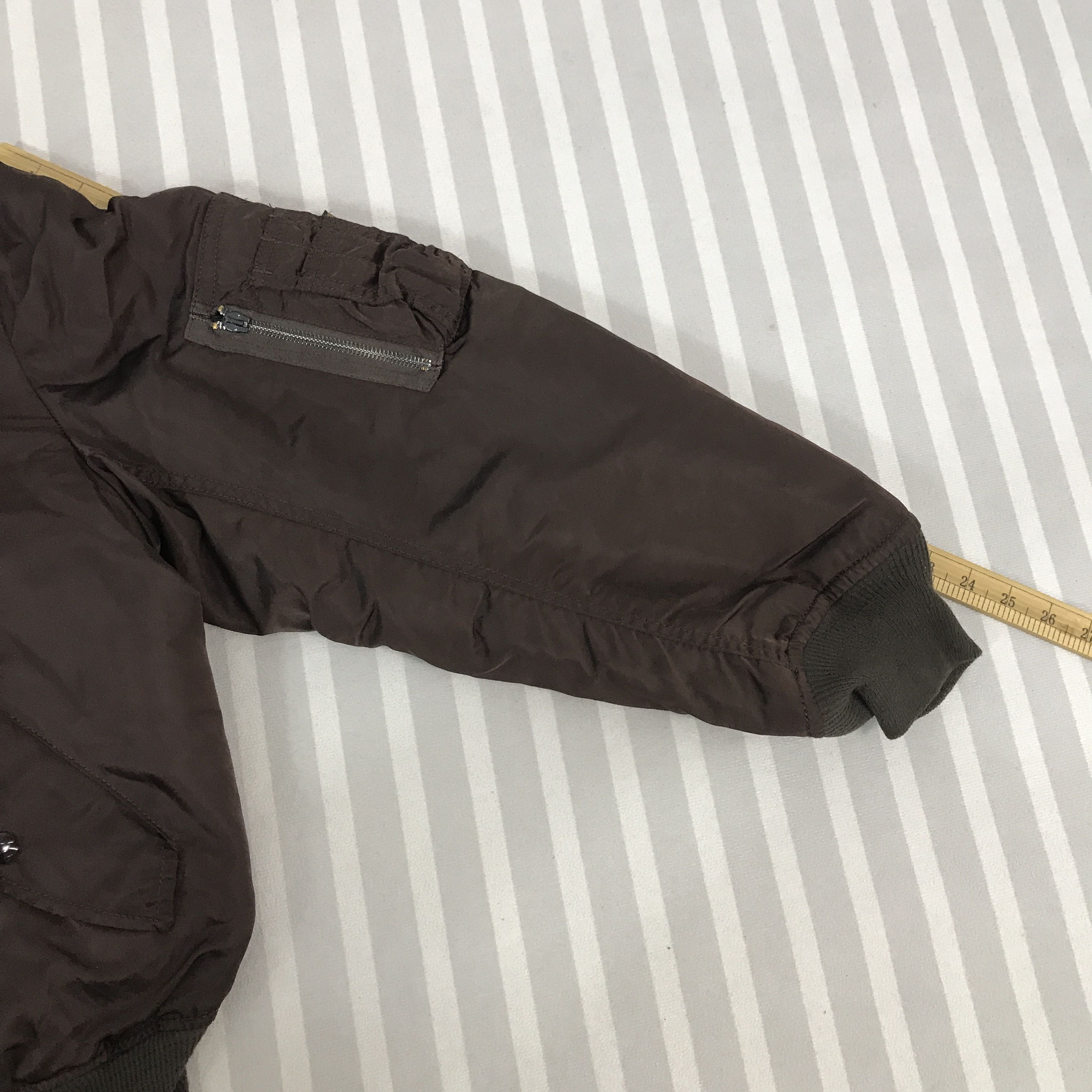 Alpha Industries Vintage Alpha Industries Ma-1 Bomber Brown Jacket Size US L / EU 52-54 / 3 - 6 Thumbnail