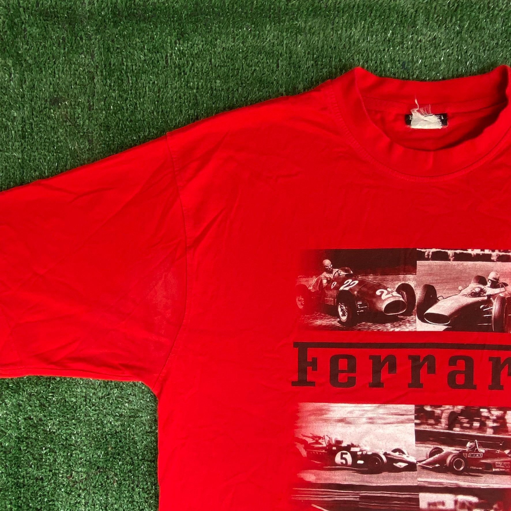 Ferrari Vintage Y2K Ferrari Racing Shirt Formula 1 Uno F1 Team Tee Size US XL / EU 56 / 4 - 2 Thumbnail