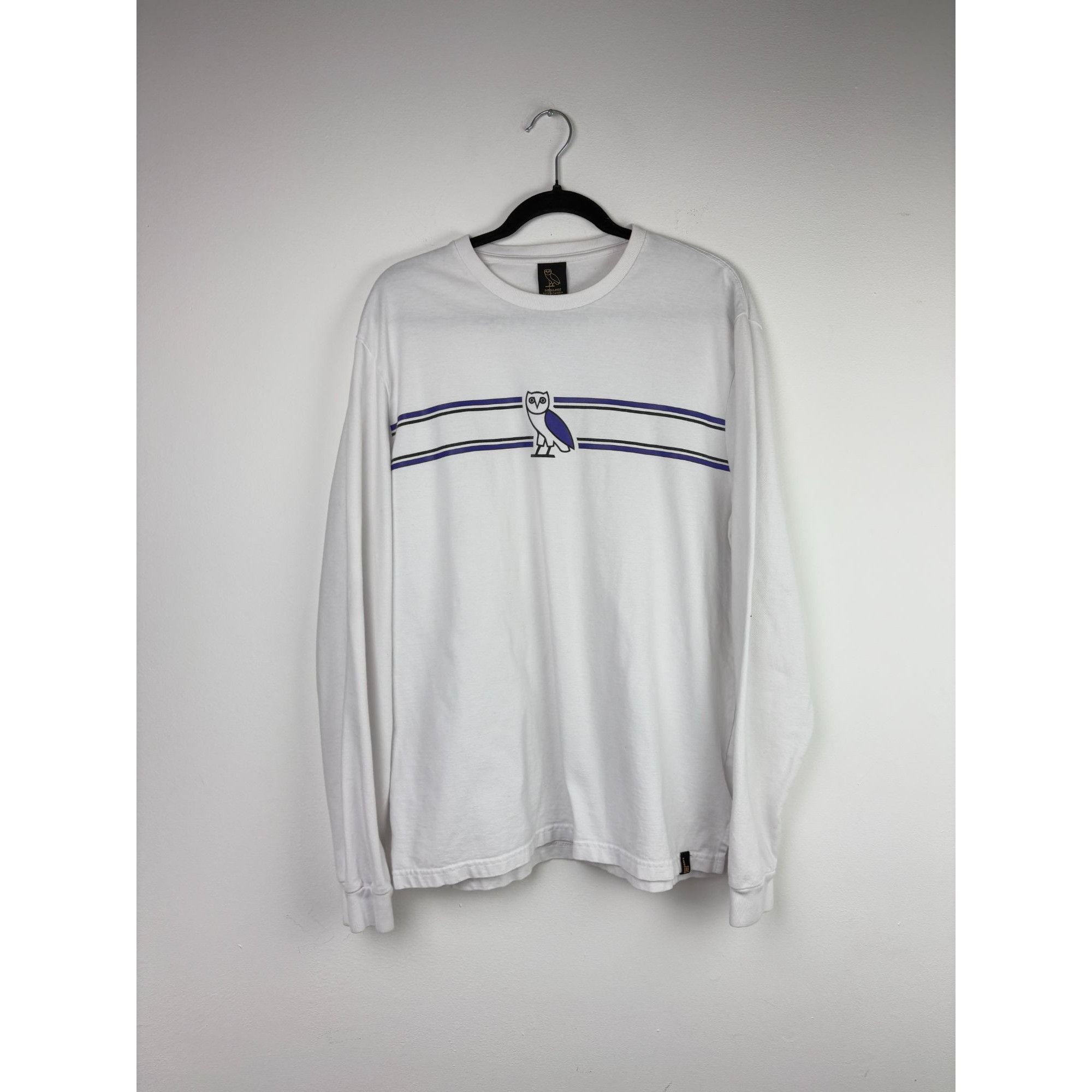 October's Very Own Ovo Purple Logo White Full Sleeves T Size US XL / EU 56 / 4 - 1 Thumbnail