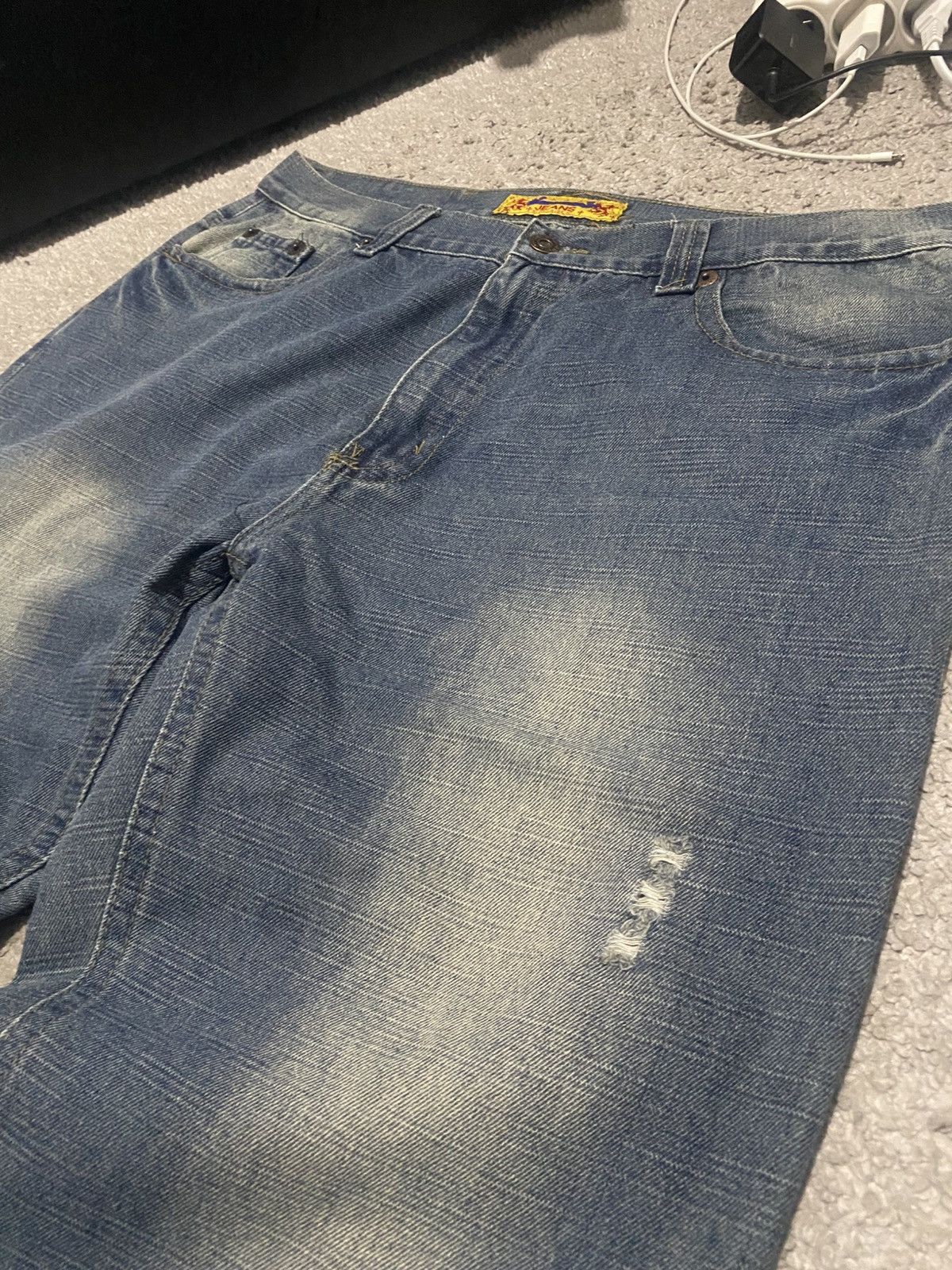FUSAI × Japanese Brand × Vintage FUSAI Japanese Denim Pants y2k baggy drip Archive jeans Size US 40 / EU 56 - 17 Thumbnail