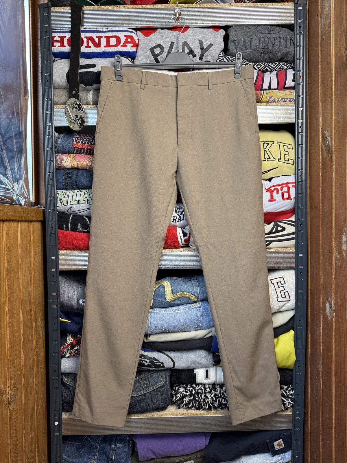 AMI AMI Beige Casual Pants Size US 34 / EU 50 - 1 Thumbnail