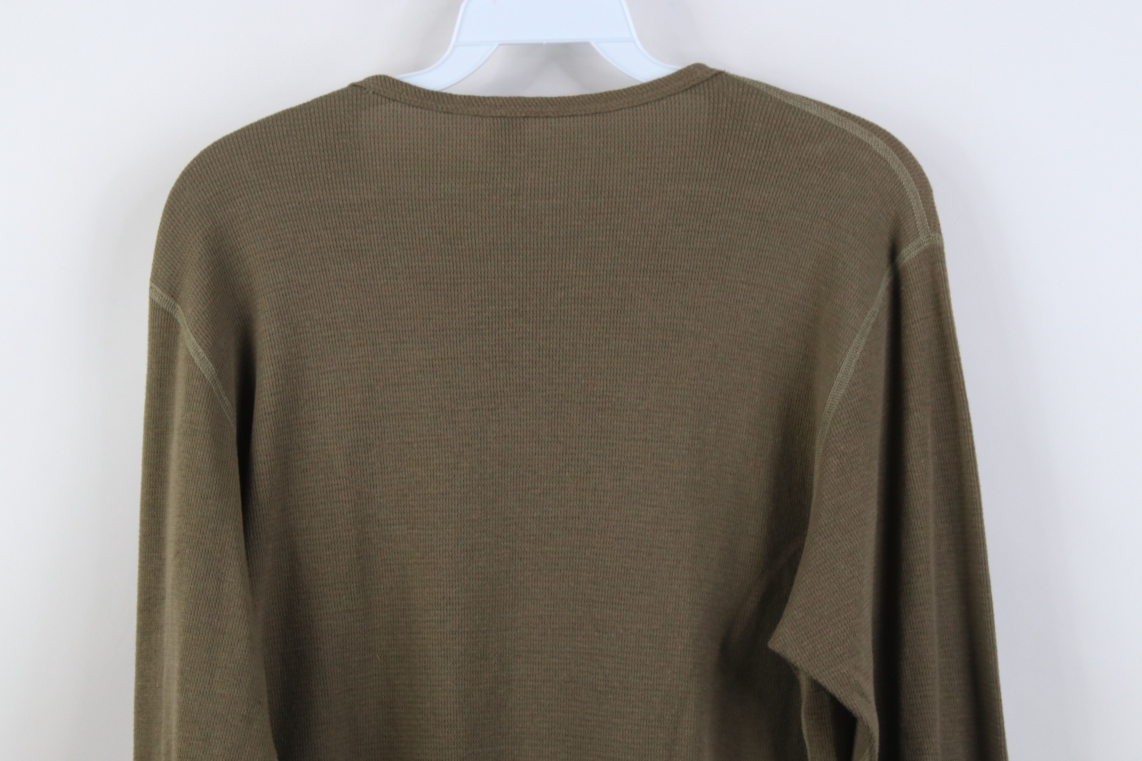 Vintage Vintage Y2K American Apparel Thermal Waffle Knit T-Shirt USA Size US XXL / EU 58 / 5 - 12 Thumbnail