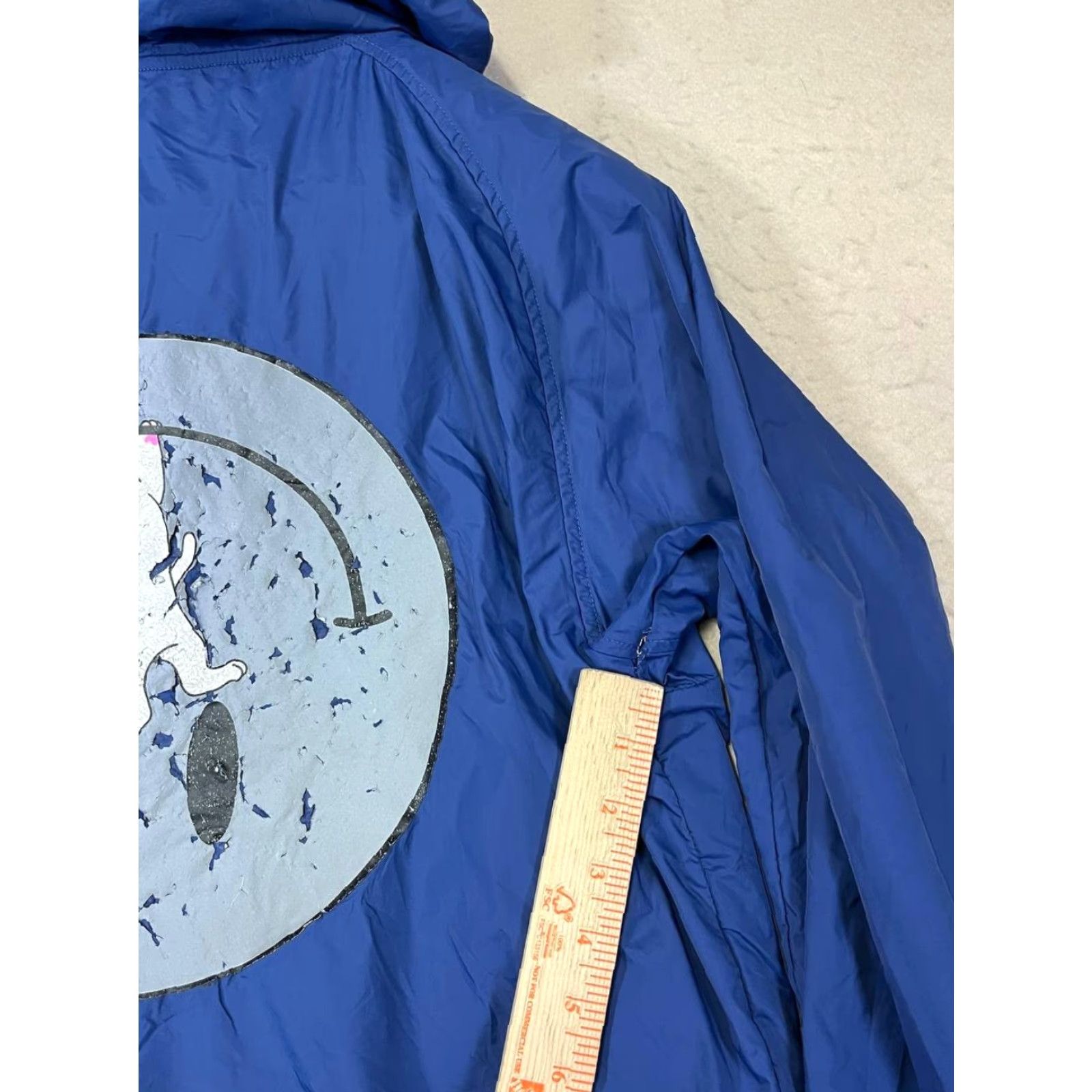 RIPNDIP RIPNDIP Mens Windbreaker Hooded Pullover Jacket Smiley Face Cat Size L See Pics Size US L / EU 52-54 / 3 - 6 Thumbnail