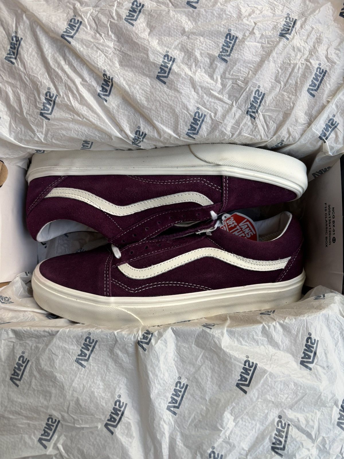Vans Vans Old Skool Vintage Grape Wine US 9 Size US 9 / EU 42 - 1 Thumbnail