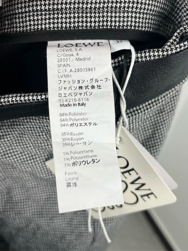 Loewe LOEWE Black patchwork letter logo trousers Size 42" / US 20 - 4 Thumbnail