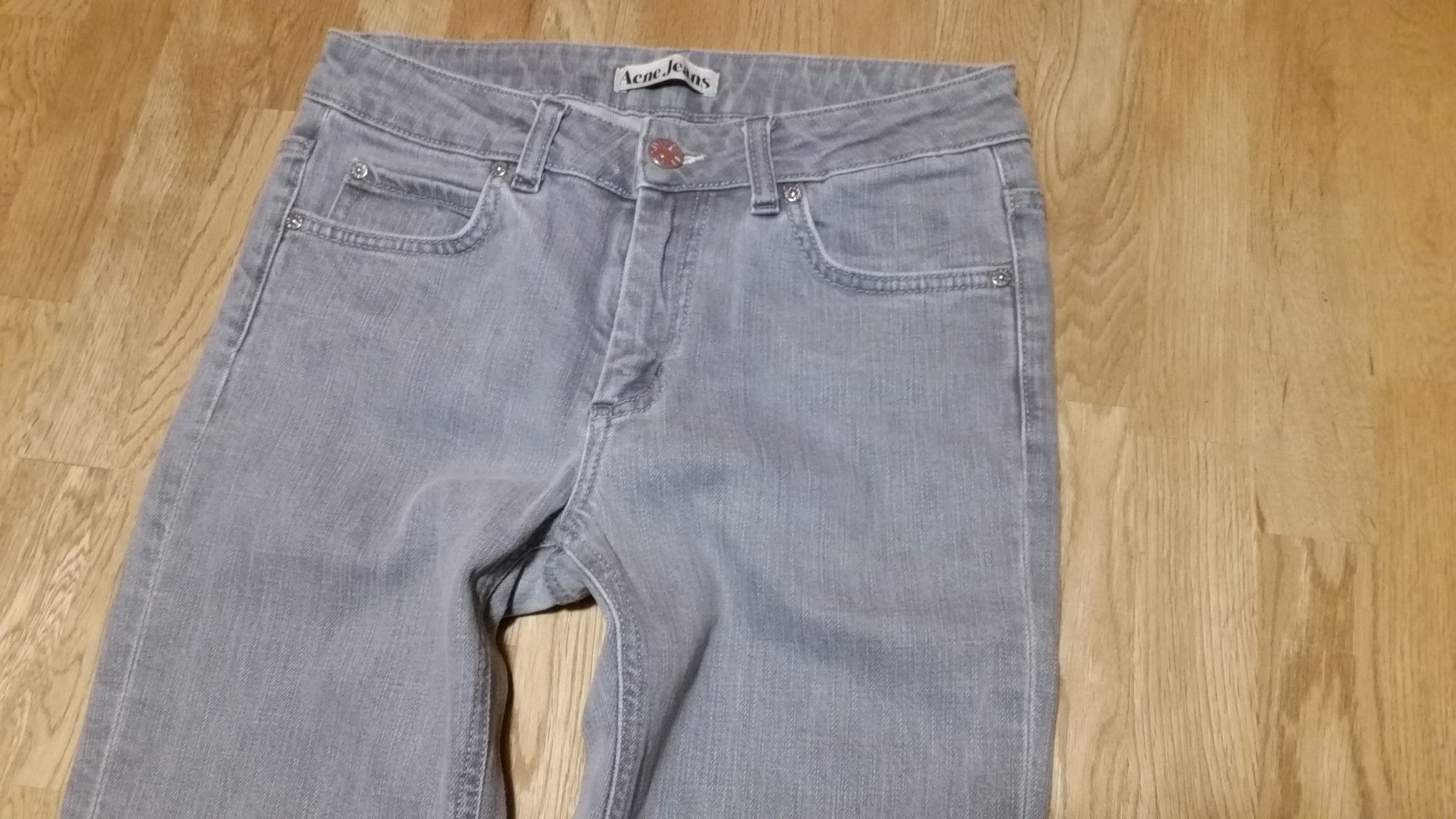 Acne Studios × Naked & Famous × Vintage 💥Acne Hex Gray slim skinny W28 L32 28/32 vintage stretch 29 Size US 28 / EU 44 - 3 Thumbnail