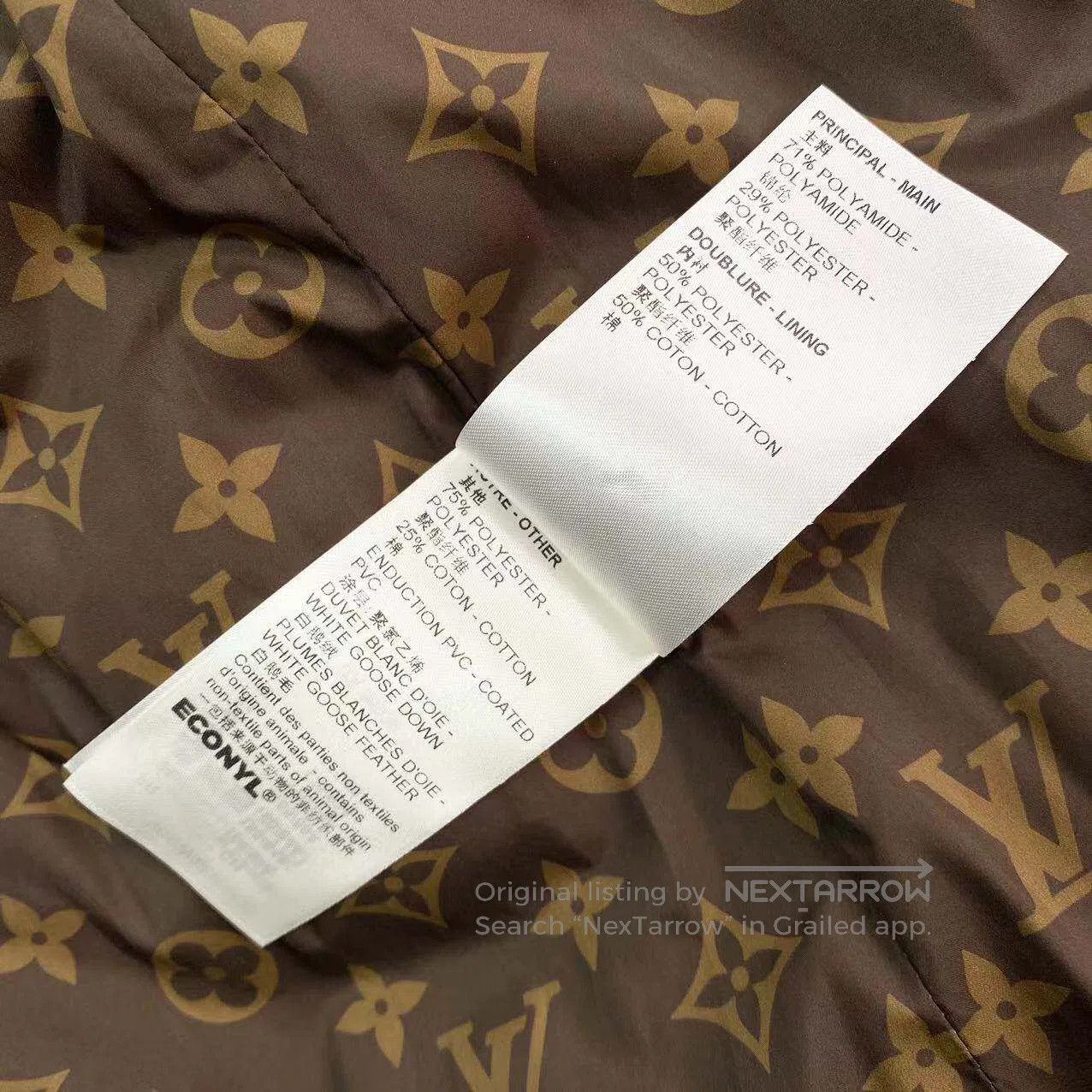 Louis Vuitton Louis Vuitton Old flower down inside| Size 4XL / US 24-26 - 5 Thumbnail