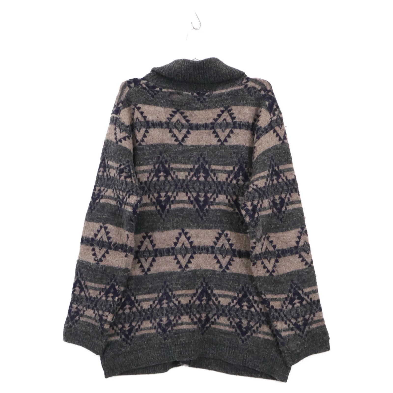 Yohji Yamamoto Yohji Yamamoto POUR HOMME all-over print USED knit cardigan Size US L / EU 52-54 / 3 - 1 Thumbnail