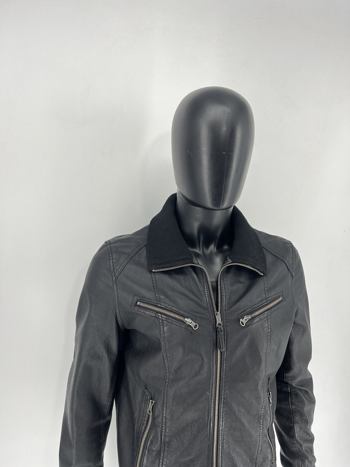 Vintage Poco Loco Leather jacket, koko Motorcycle Motorbike Biking Size US M / EU 48-50 / 2 - 3 Thumbnail