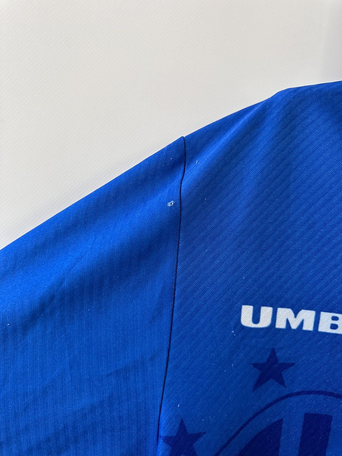 Umbro Vintage umbro Brazil soccer jersey away 1994 blue rare L Size US L / EU 52-54 / 3 - 6 Thumbnail