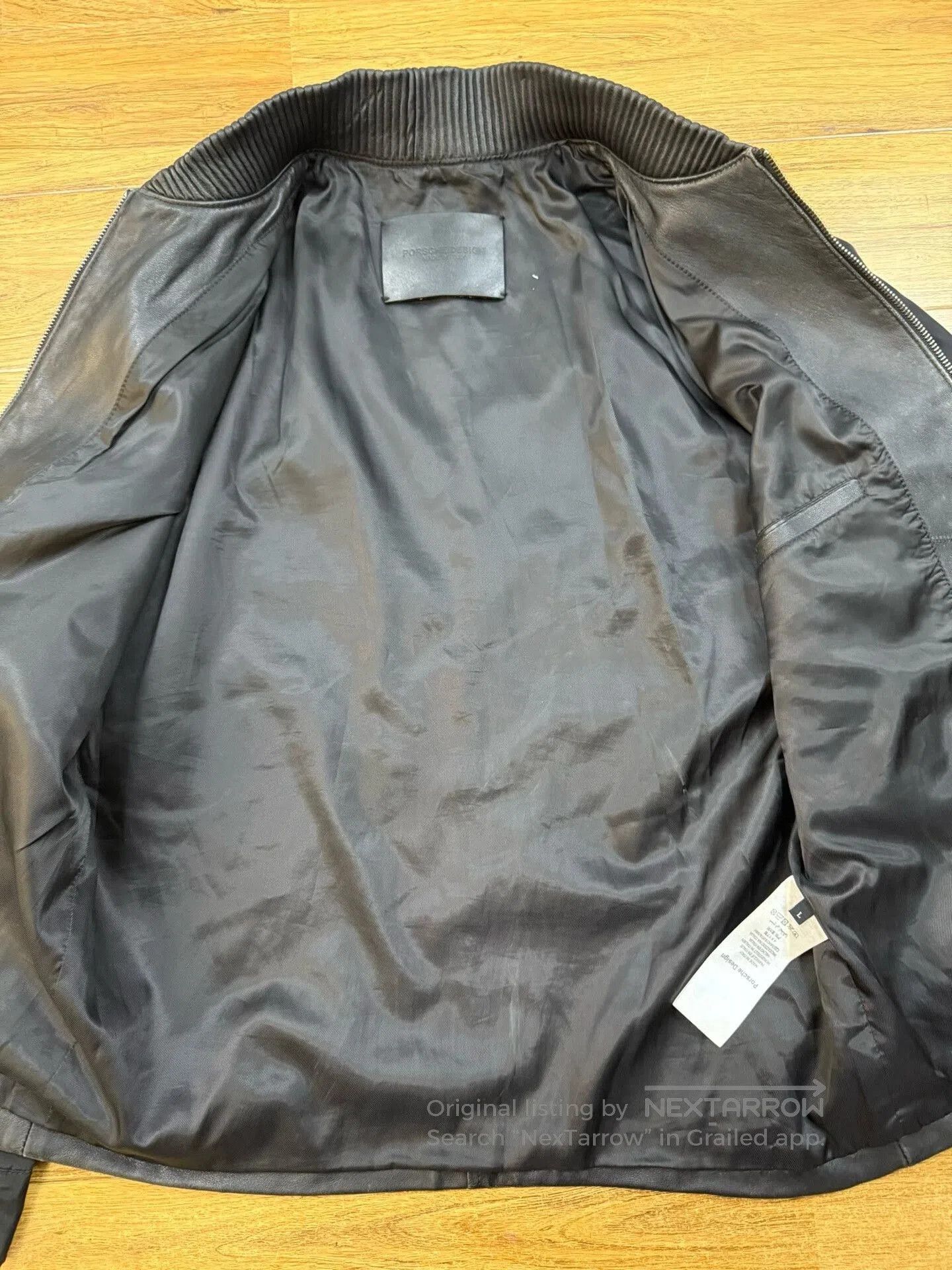 Porsche Design Porsche Design Men's Leather Jacket. Size US L / EU 52-54 / 3 - 3 Thumbnail