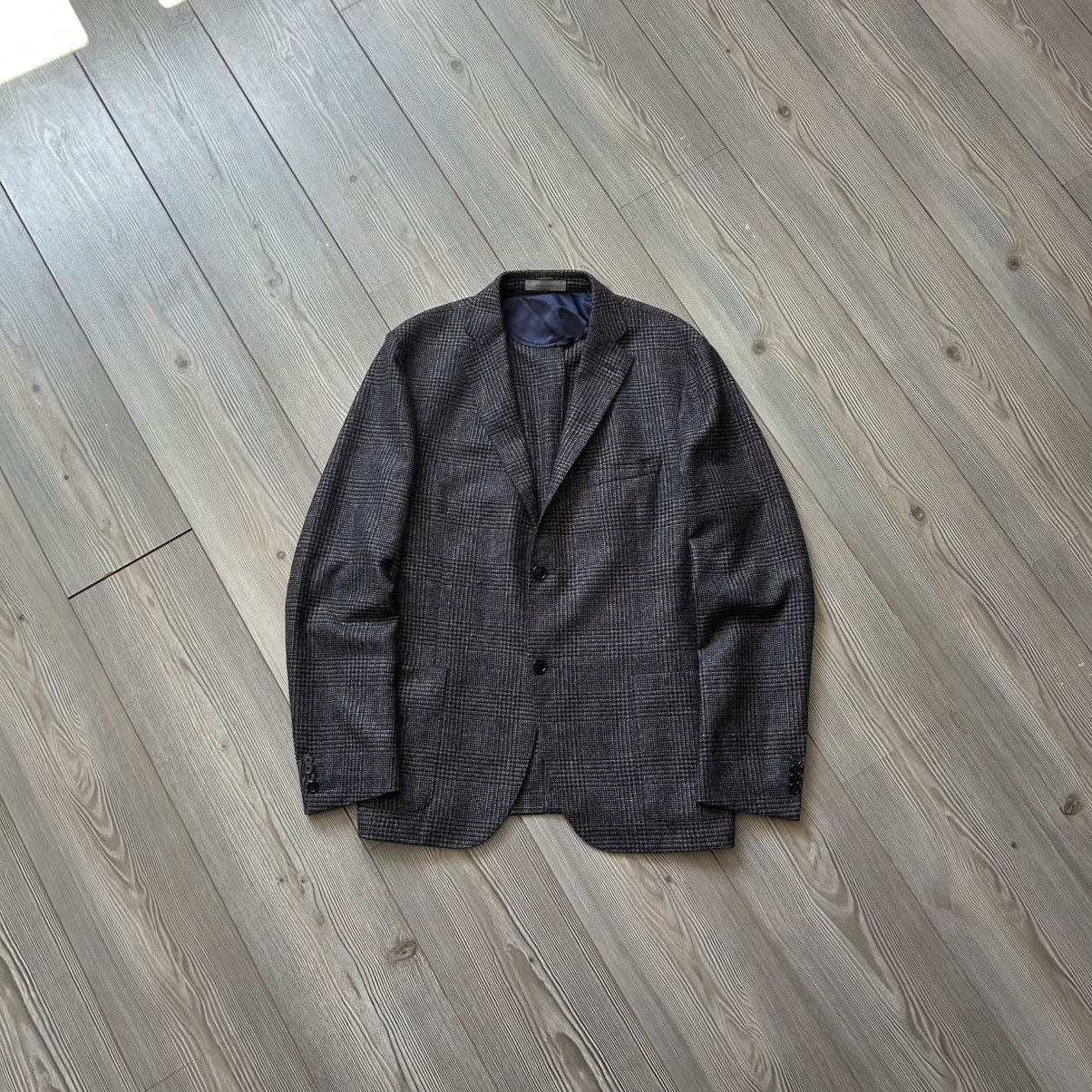 Corneliani Corneliani Gate Sport Coat 54R Check Wool – Model XY7390 Size US L / EU 52-54 / 3 - 13 Thumbnail