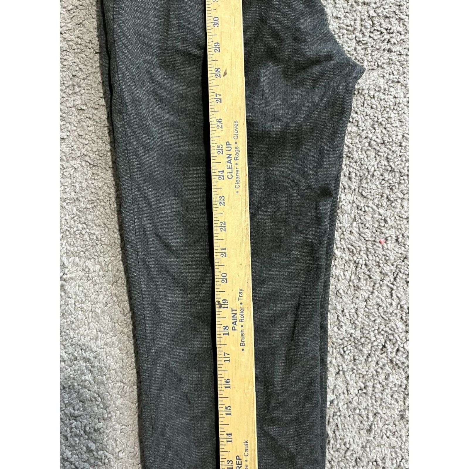 H&M H&M Dress Pants Women 4 Black Business Casual Ankle Flat Front Regular Skinny Zip Front 4 Womens Size 27" / US 4 / IT 40 - 6 Thumbnail