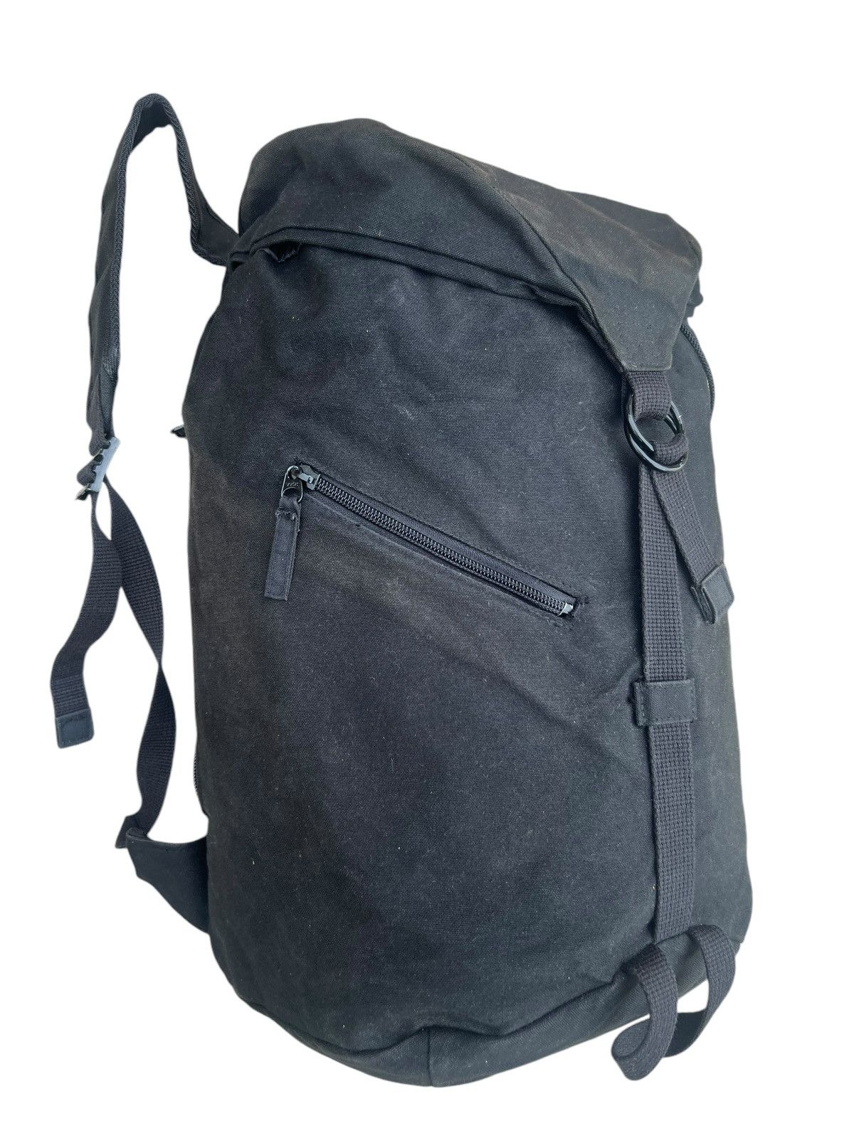 Vintage 6Shiki Japan Sun Fade Black Canvas Backpack Bag Size ONE SIZE - 8 Thumbnail