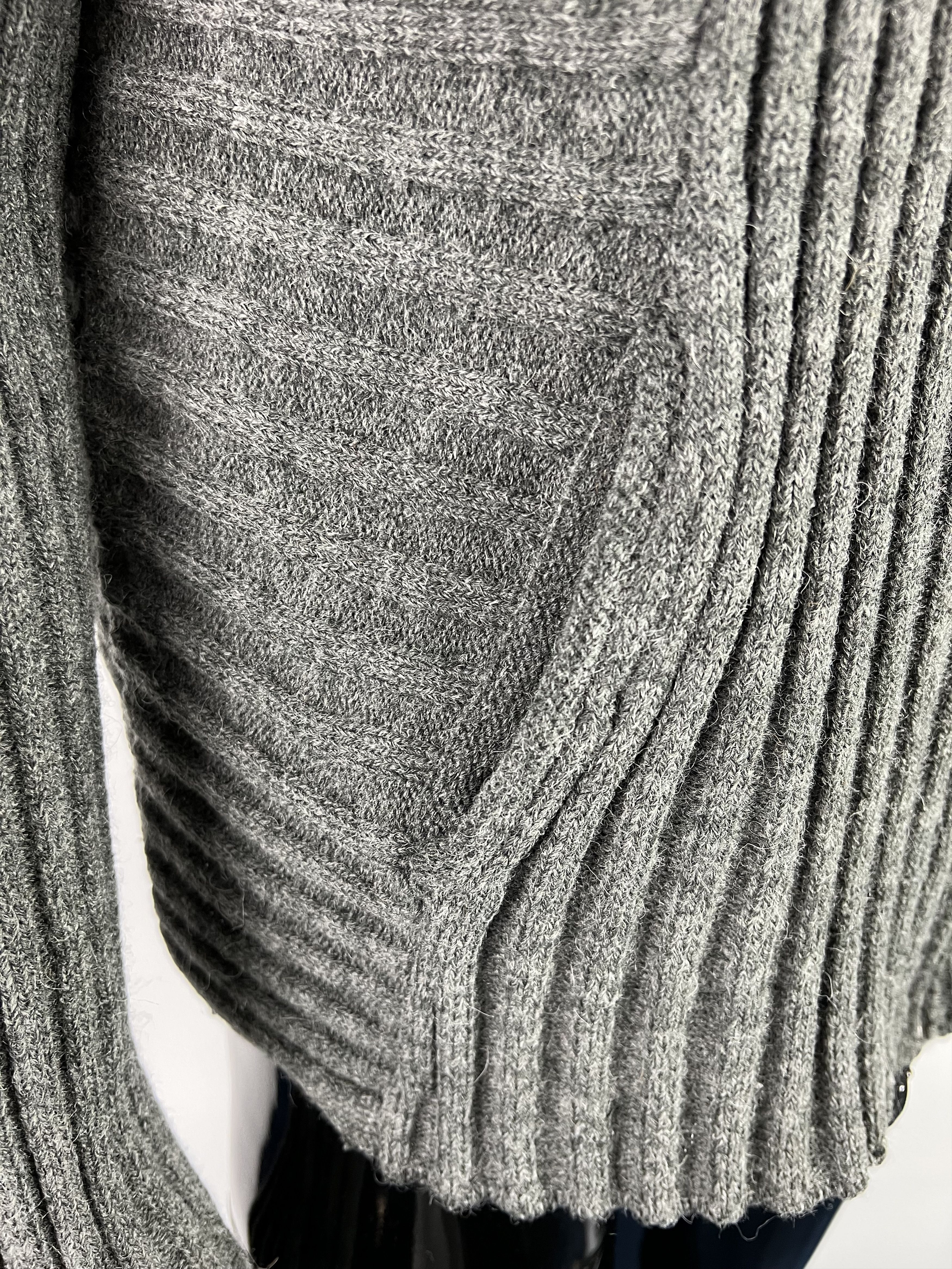 Sarah Pacini × Vintage Rare Vtg Sarah Pacini Full Zip Ribbed Merino Wool Sweater Size ONE SIZE - 8 Thumbnail