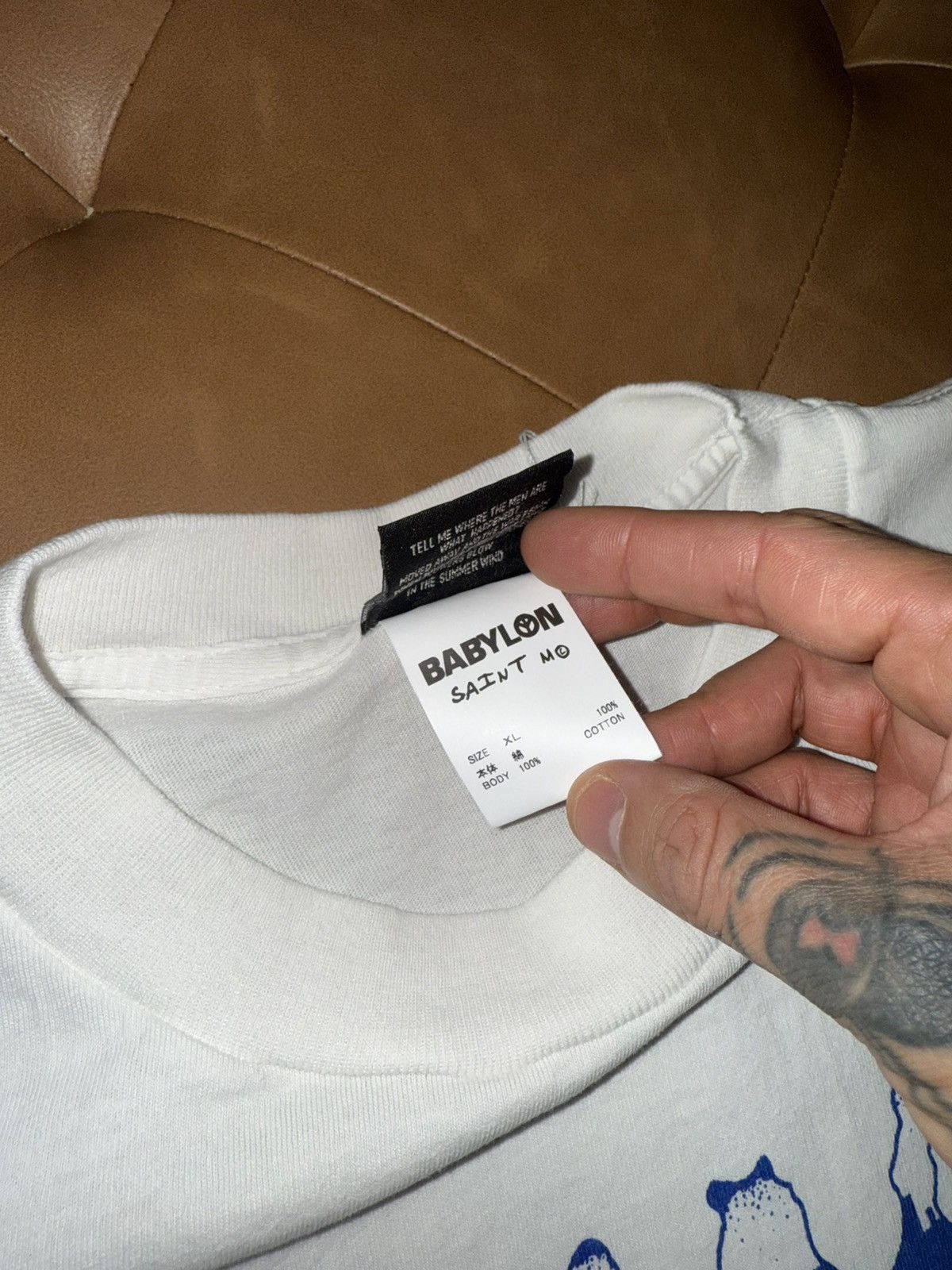 Saint Michael Saint mxxxxx logo t shirt Size US XL / EU 56 / 4 - 4 Thumbnail