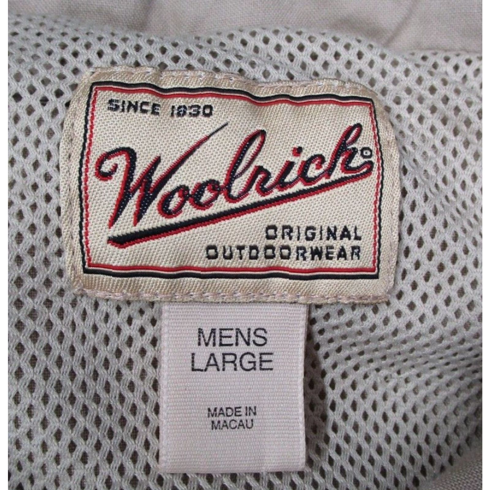 Vintage VINTAGE WOOLRICH Men's Safari Jacket Beige Canvas Zip Off Sleeve Large Size US L / EU 52-54 / 3 - 3 Thumbnail