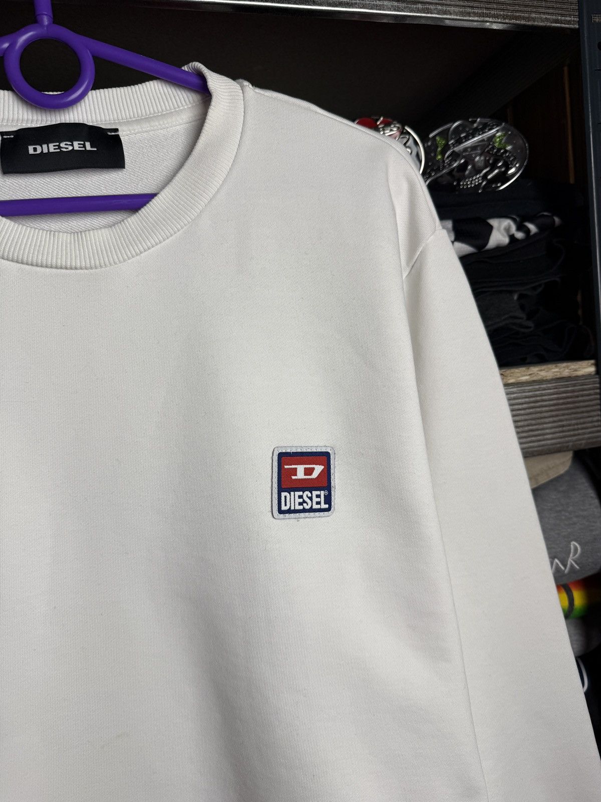 Diesel × Vintage Vintage Diesel Sweatshirt Logo Japanese Style Size US L / EU 52-54 / 3 - 2 Thumbnail