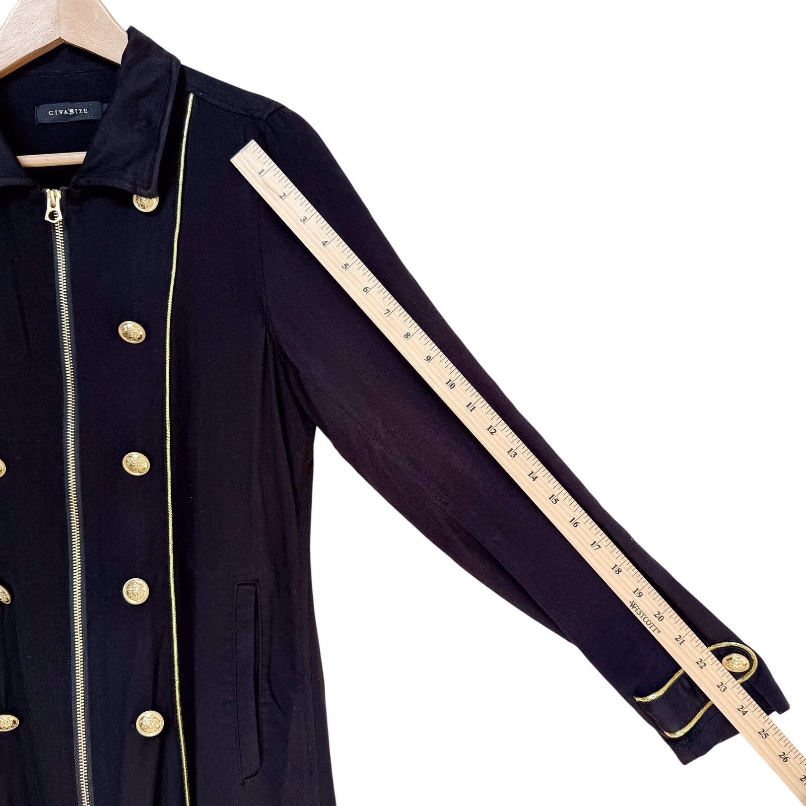 CIVARIZE Civarize Jacket Womens Japanese 44 US S Black Military Rock Size S / US 4 / IT 40 - 6 Thumbnail