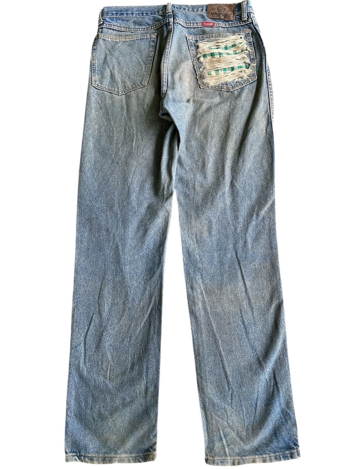 Kapital Vintage Wrangler Distress Patchwork Style 🎌💥 Size US 32 / EU 48 - 2 Thumbnail