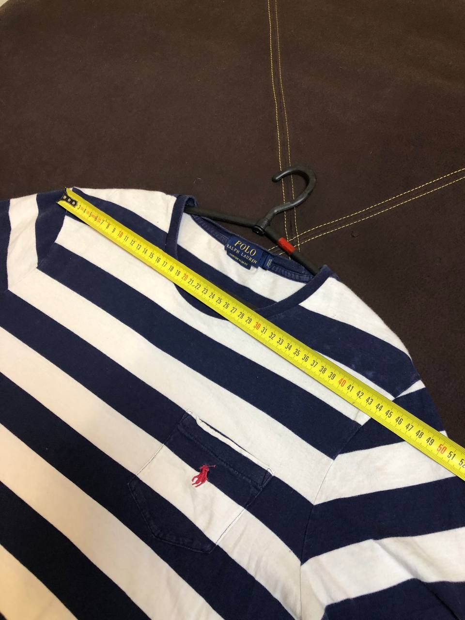 Polo Ralph Lauren Polo Ralph Lauren Shirt Navy Striped Classic Fit Crewneck Size US L / EU 52-54 / 3 - 6 Thumbnail