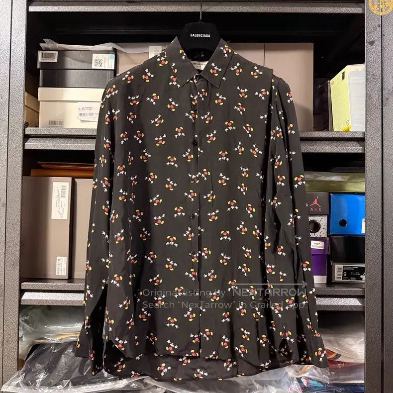 Saint Laurent Paris Saint Laurent Paris Size 38 Mickey Shirt Black i Size US L / EU 52-54 / 3 - 1 Thumbnail