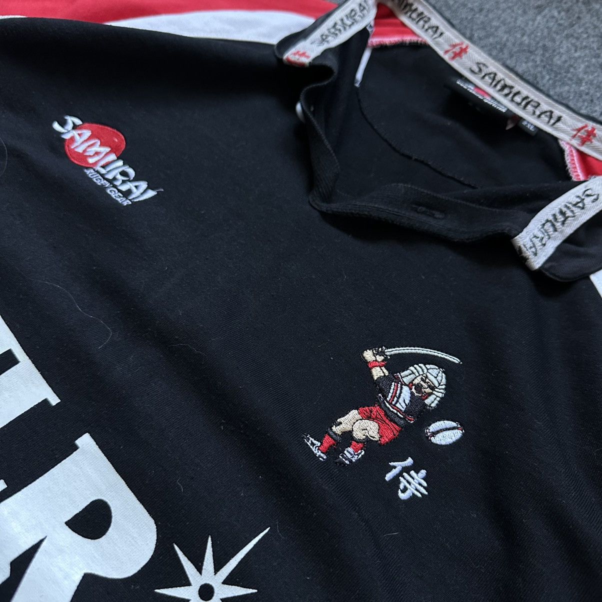 Japanese Brand VTG Samurai Team 7s Polo Rugby ULR Norwich Japan Size XXL Y2 Size US XXL / EU 58 / 5 - 10 Thumbnail