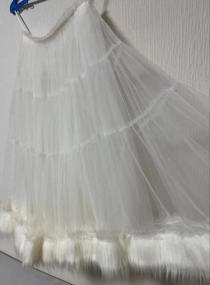 Comme des Garcons COMME des GARCONS White Vintage Tulle Skirt. Size US 26 / EU 42 - 6 Thumbnail