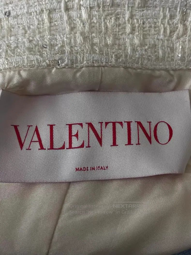 Valentino Valentino Doll collar, sequin woolen short-sleeve dress Size M / US 6-8 / IT 42-44 - 4 Thumbnail