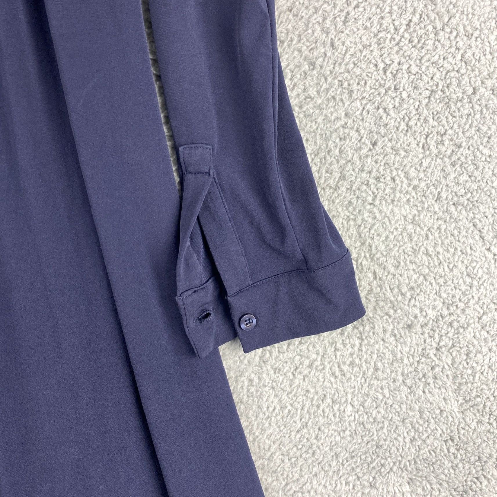 Calvin Klein Calvin Klein Womens Cardigan Open Front Blue Sz 10 Navy 44-25 Jersey Stretch Knit Jersey Open Features Regular Fit Department Women Style Casual Wear Size L / US 10 / IT 46 - 7 Thumbnail