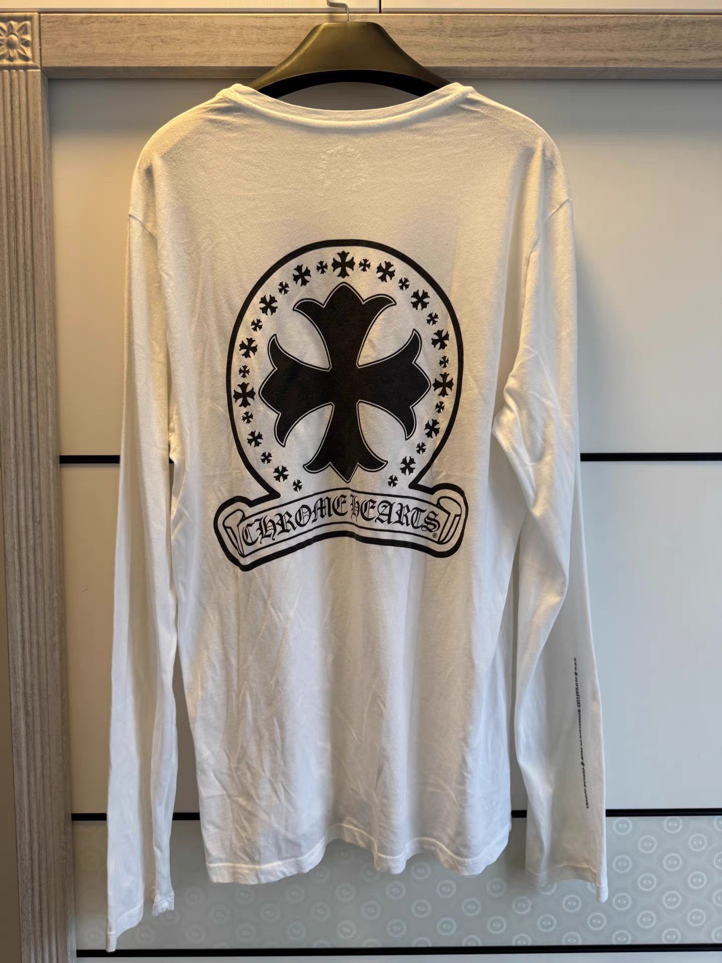 Chrome Hearts Chrome Hearts Cross Scroll Print Long Sleeve Shirt Size US XL / EU 56 / 4 - 2 Thumbnail