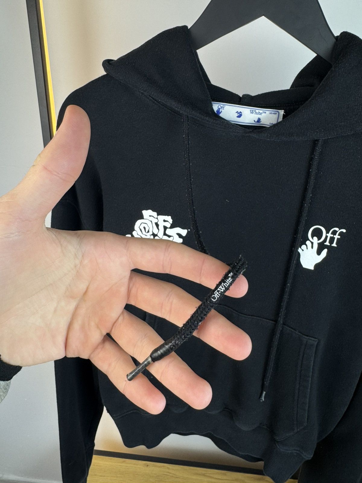 Off-White × Virgil Abloh Off-White SS21 Red Tongue Out Over Logo Printing Loose Fit Size XS / US 0-2 / IT 36-38 - 7 Thumbnail