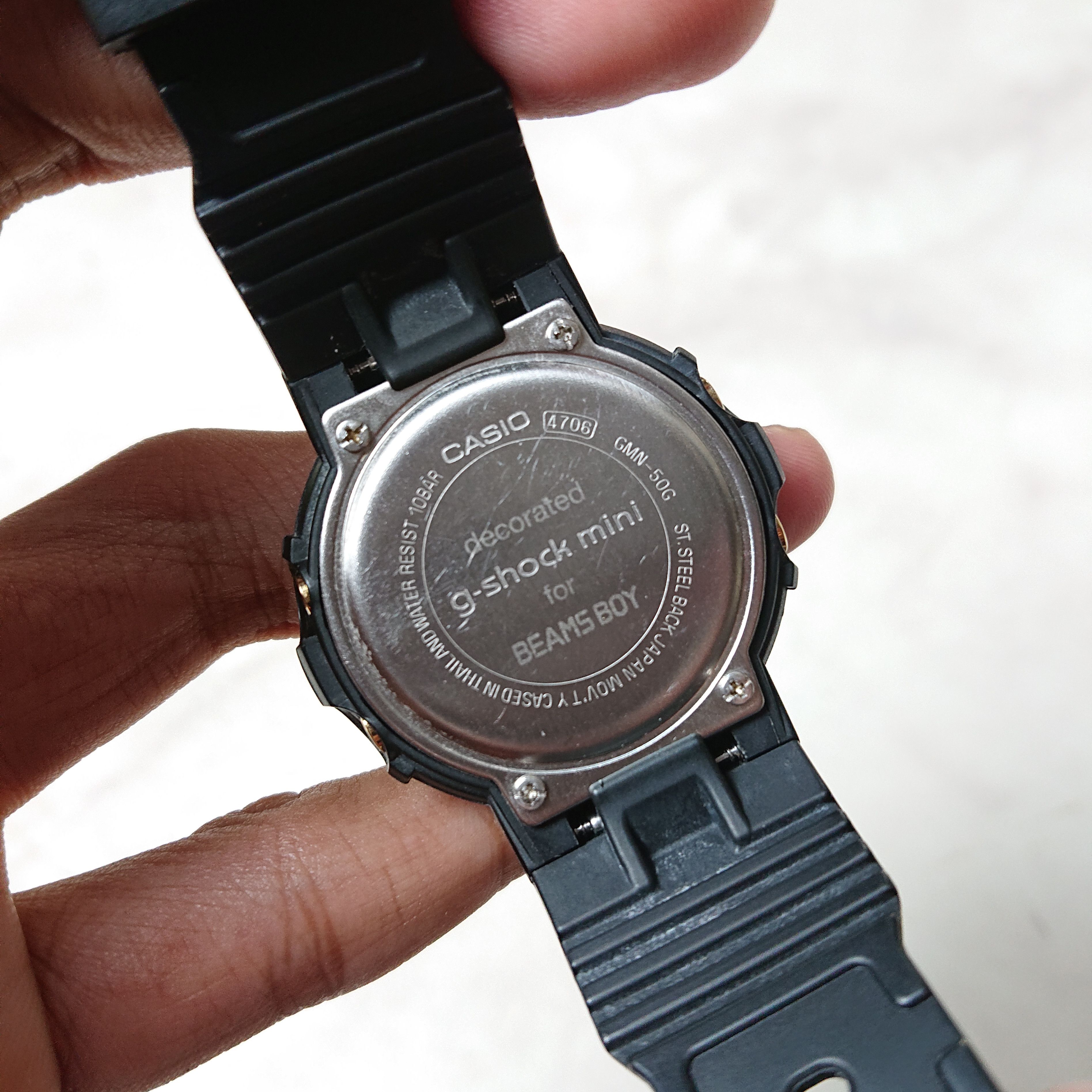 G Shock Rare Casio G-Shock Mini GMN-50G x Beams Boy Size ONE SIZE - 4 Thumbnail