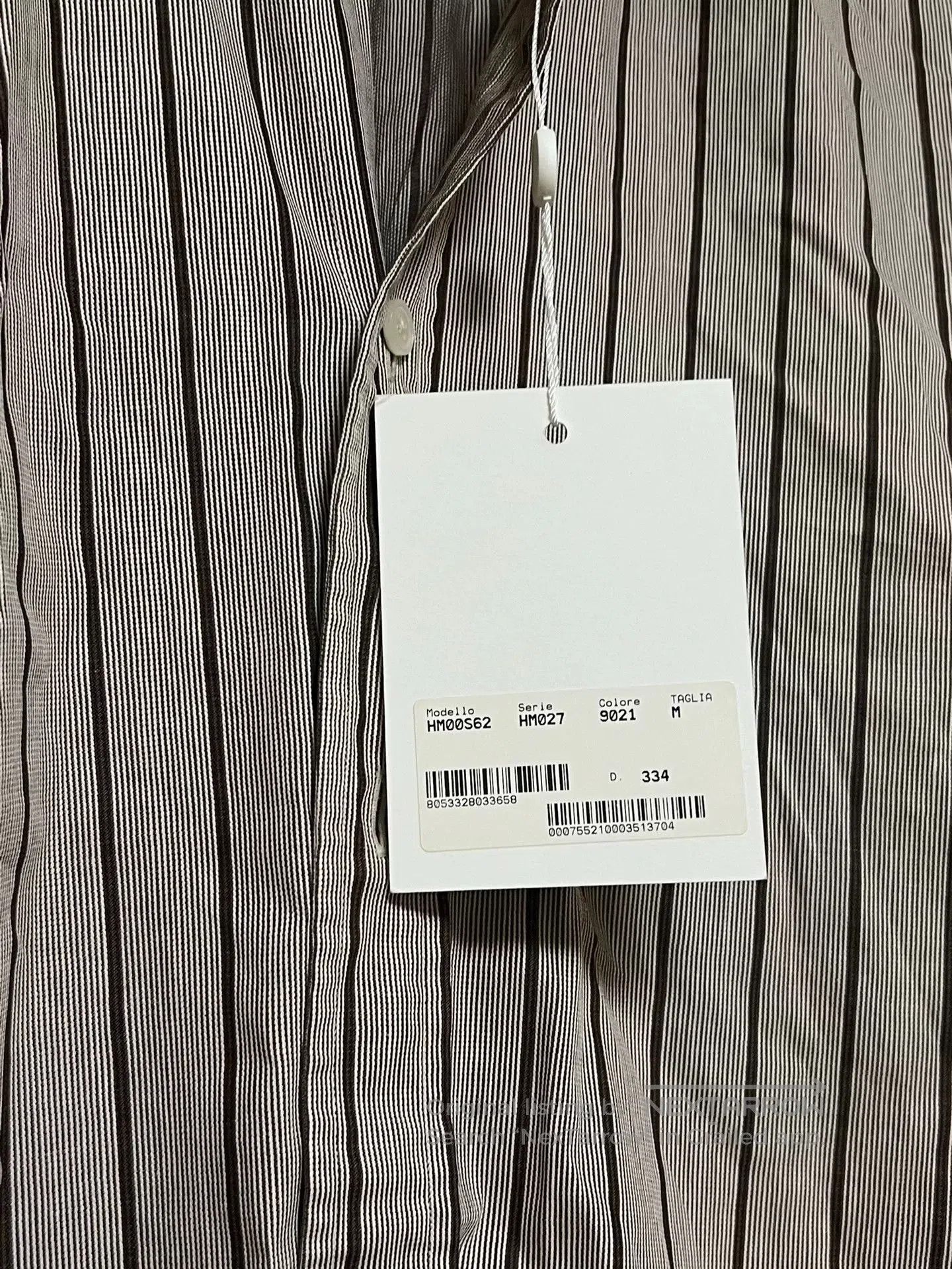 Hed Mayner Hed Mayner Brown Striped Shirt. Size US M / EU 48-50 / 2 - 5 Thumbnail