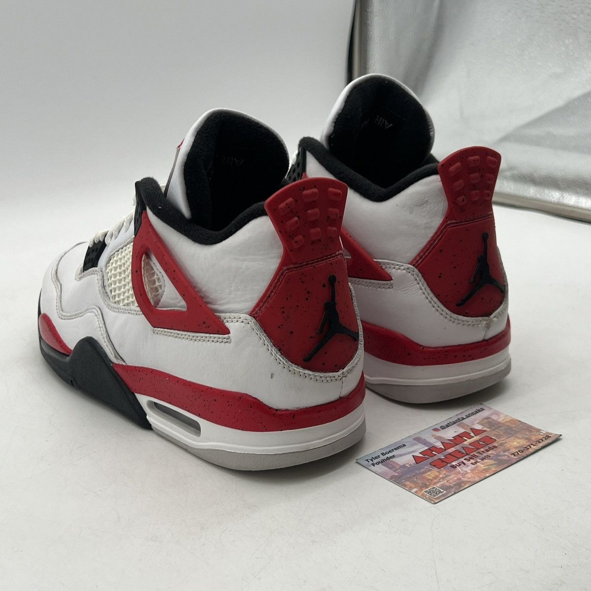 Jordan Brand Air Jordan 4 red cement Size US 8.5 / EU 41-42 - 4 Thumbnail