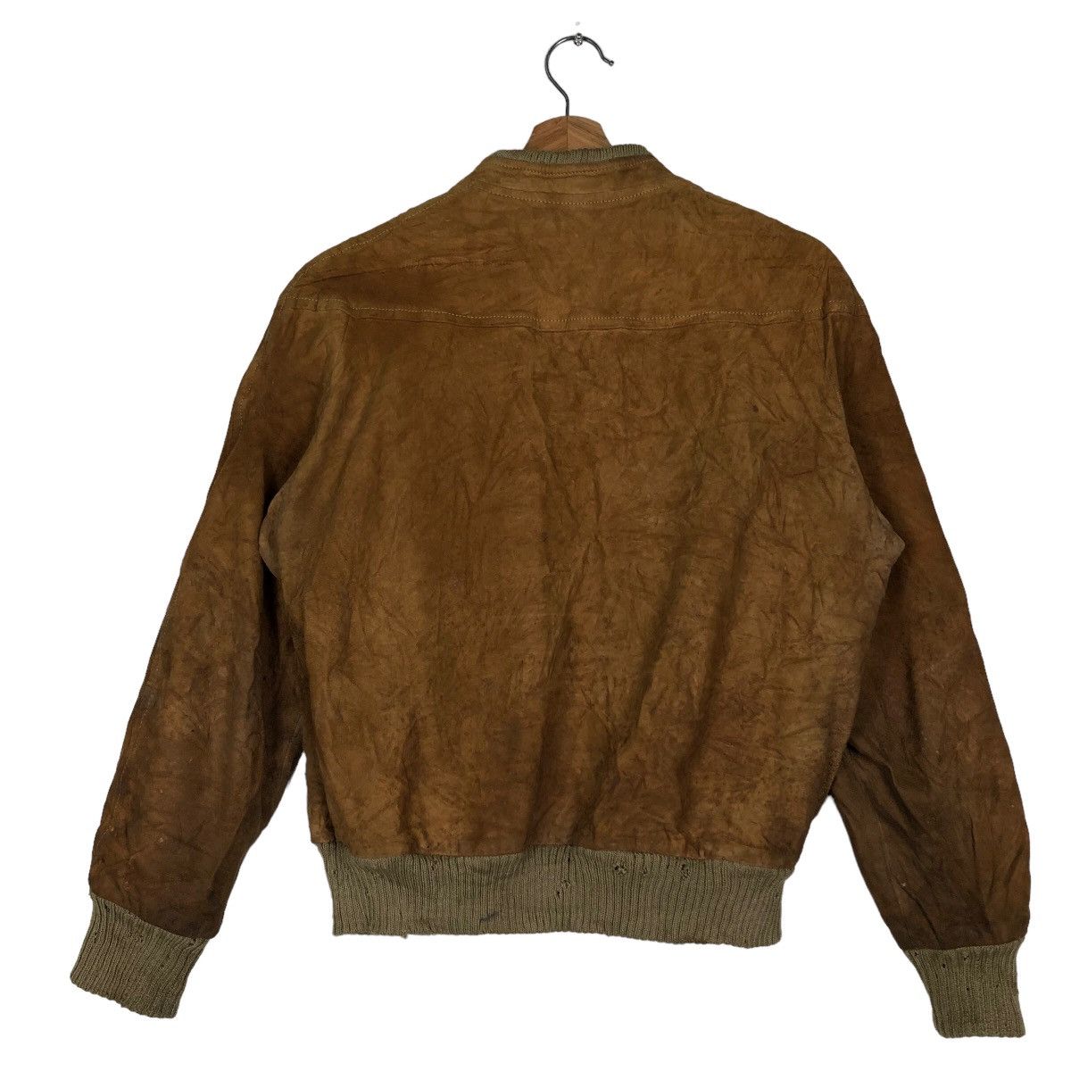 Genuine Leather 🔥90’s Vintage Genuine Leather Jacket Bomber Mc Gregor Japan Size US M / EU 48-50 / 2 - 7 Thumbnail