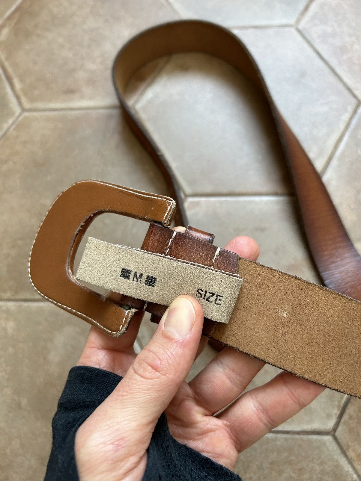 Miss Sixty Vintage Y2K Snake Skin Leather Belt