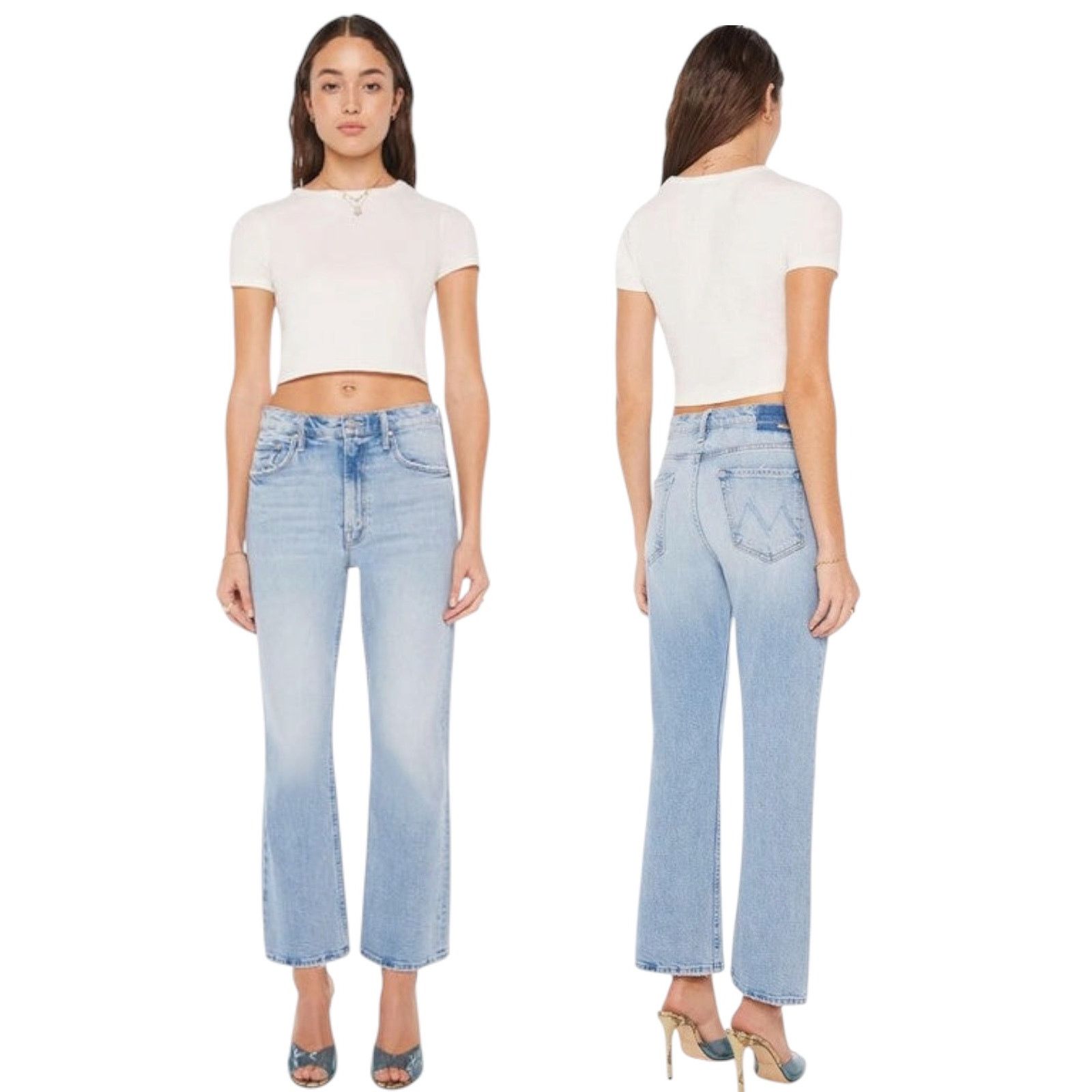 MOTHER Mother Superior The Scooter Ankle Flared Jeans Blue Size 30 Size 30" / US 8 / IT 44 - 1 Thumbnail