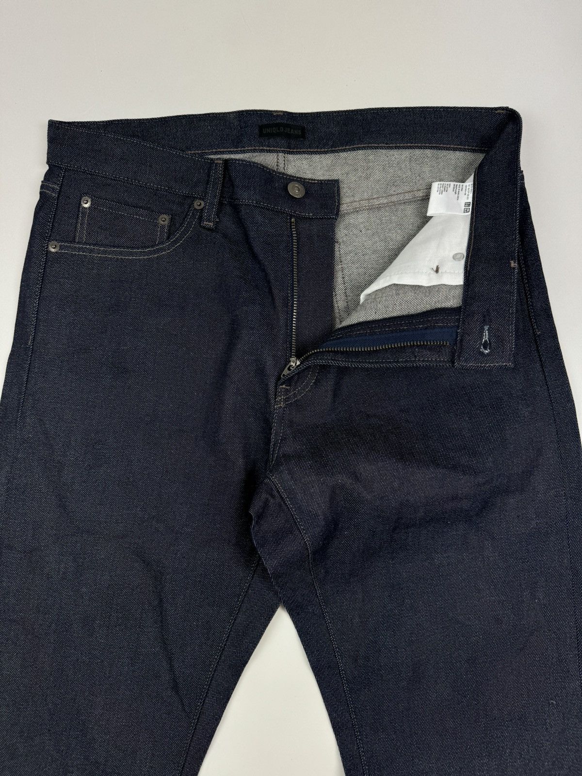 Uniqlo Uniqlo Selvage Denim Navy Jeans Size US 34 / EU 50 - 8 Thumbnail