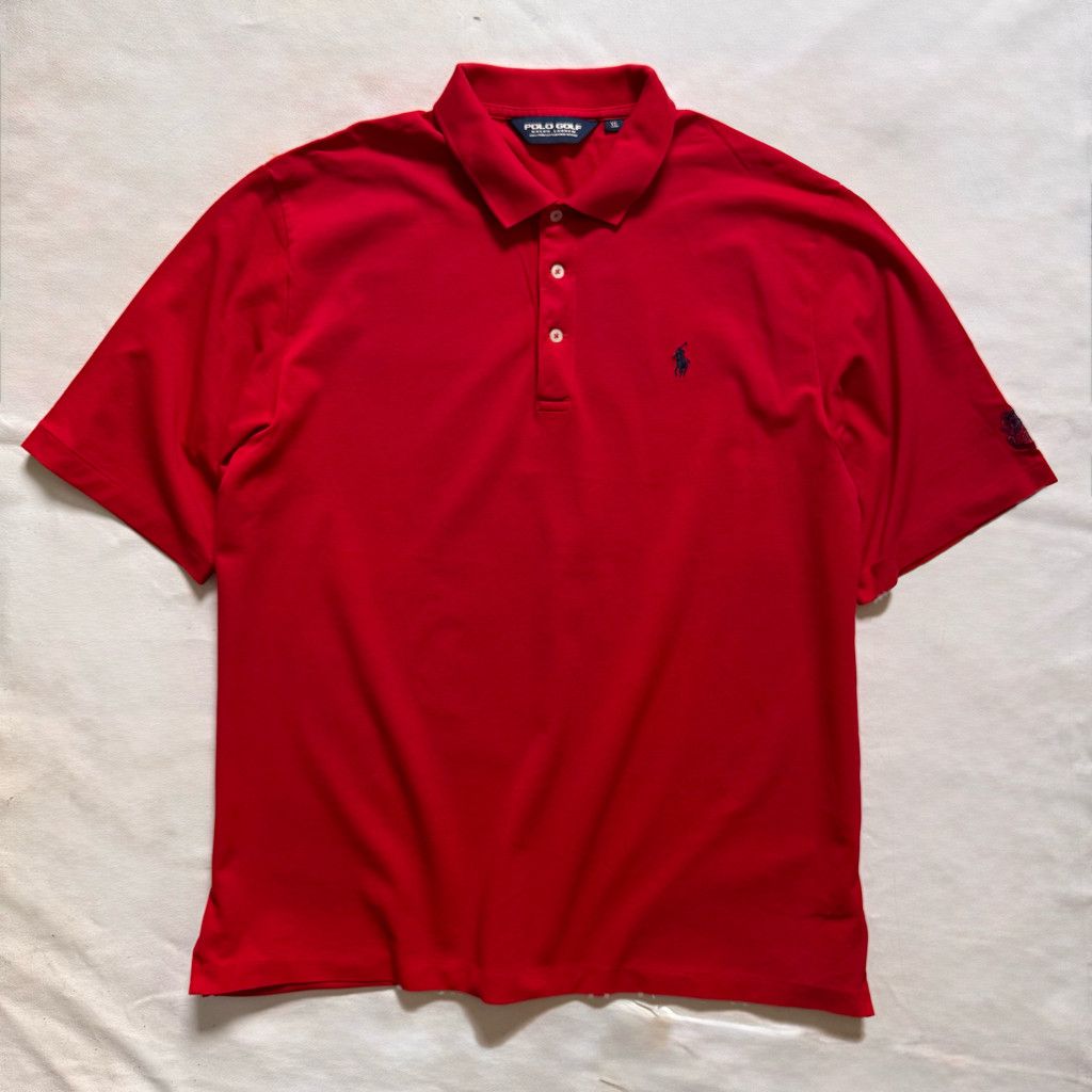 Polo Ralph Lauren Vintage Ralph Lauren Polo Golf DCC Dayton Country Club Red Size US XL / EU 56 / 4 - 1 Thumbnail