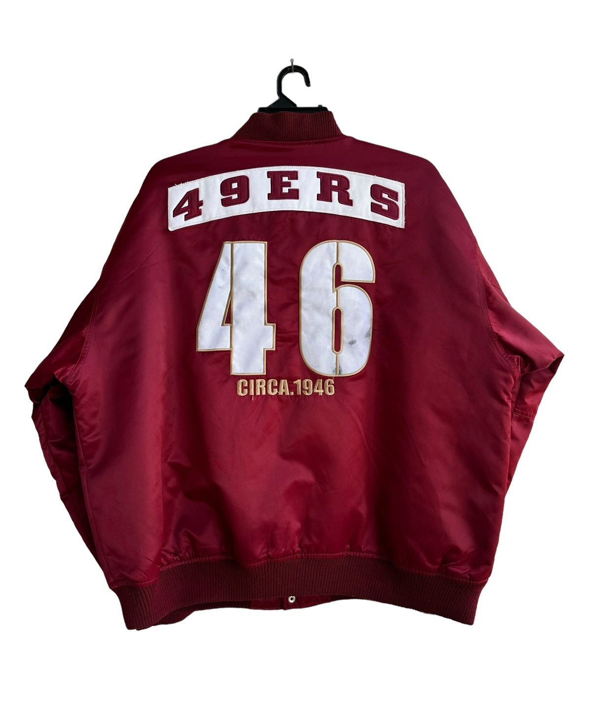 NFL VINTAGE NFL 49 ERS SAN FRANCISCO BOMBER JACKET Size US XL / EU 56 / 4 - 3 Thumbnail