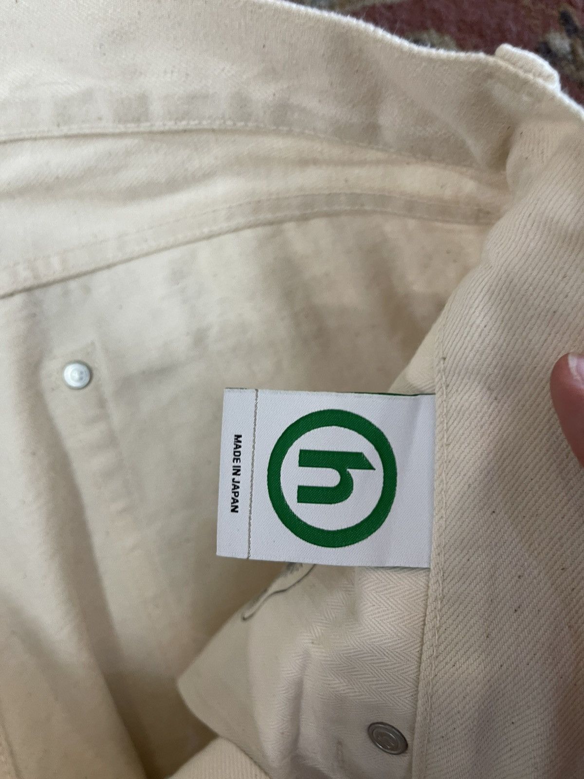 HIDDEN Hidden NY Japan Selvedge White Denim Jeans Size US 34 / EU 50 - 7 Thumbnail