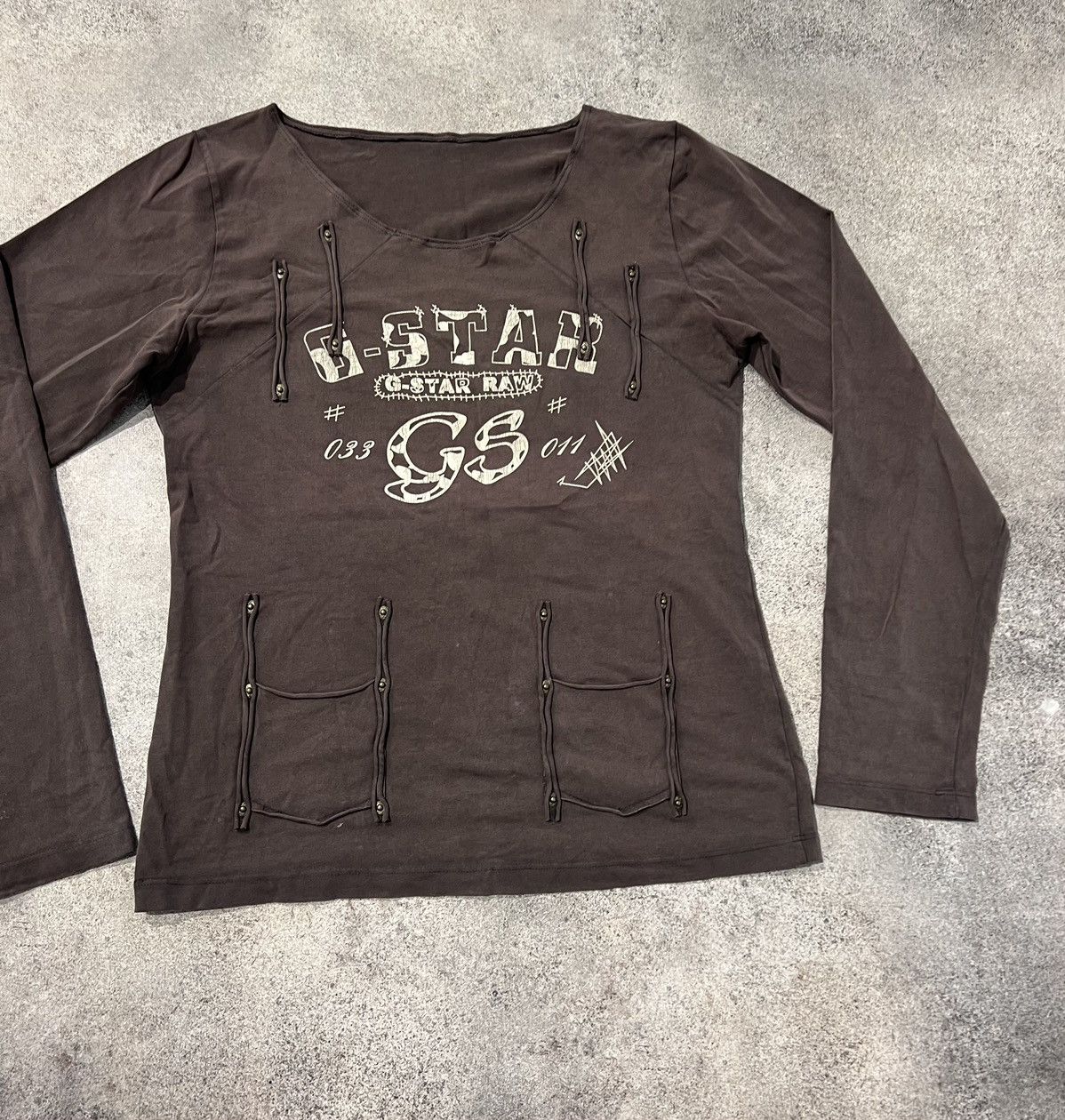 G-Star × Vintage G Star washed punk long sleeve Size US S / EU 44-46 / 1 - 3 Thumbnail