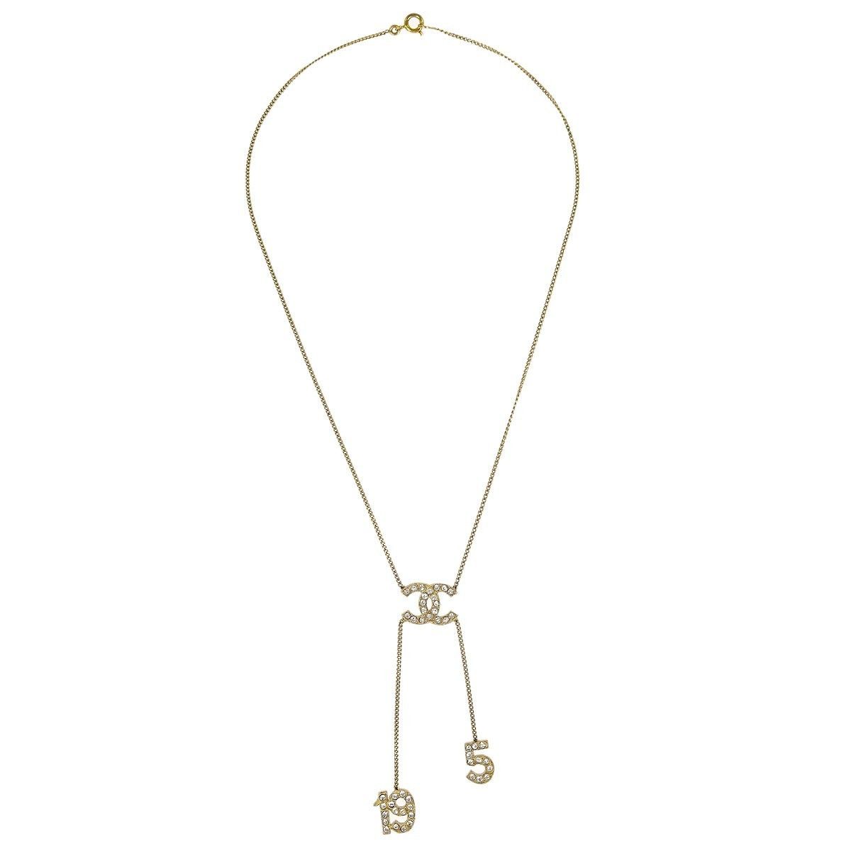 Chanel Chanel CC No.5 Pendant Necklace Metal Size ONE SIZE - 1 Thumbnail