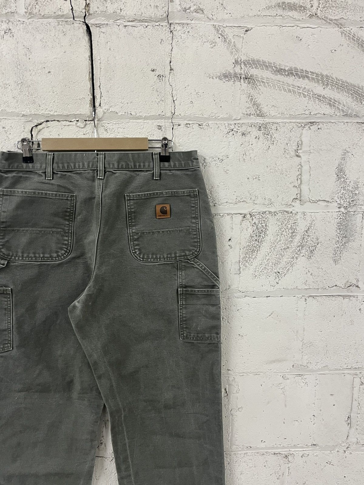 Carhartt Carhartt carpenter cargo pants vintage baggy moss green Size US 34 / EU 50 - 3 Thumbnail