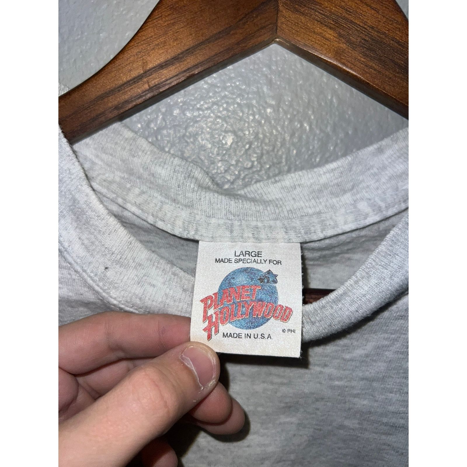 Planet Hollywood Vintage Planet Hollywood Phoenix Shirt Gray Tee 90s L Large Size US L / EU 52-54 / 3 - 8 Thumbnail