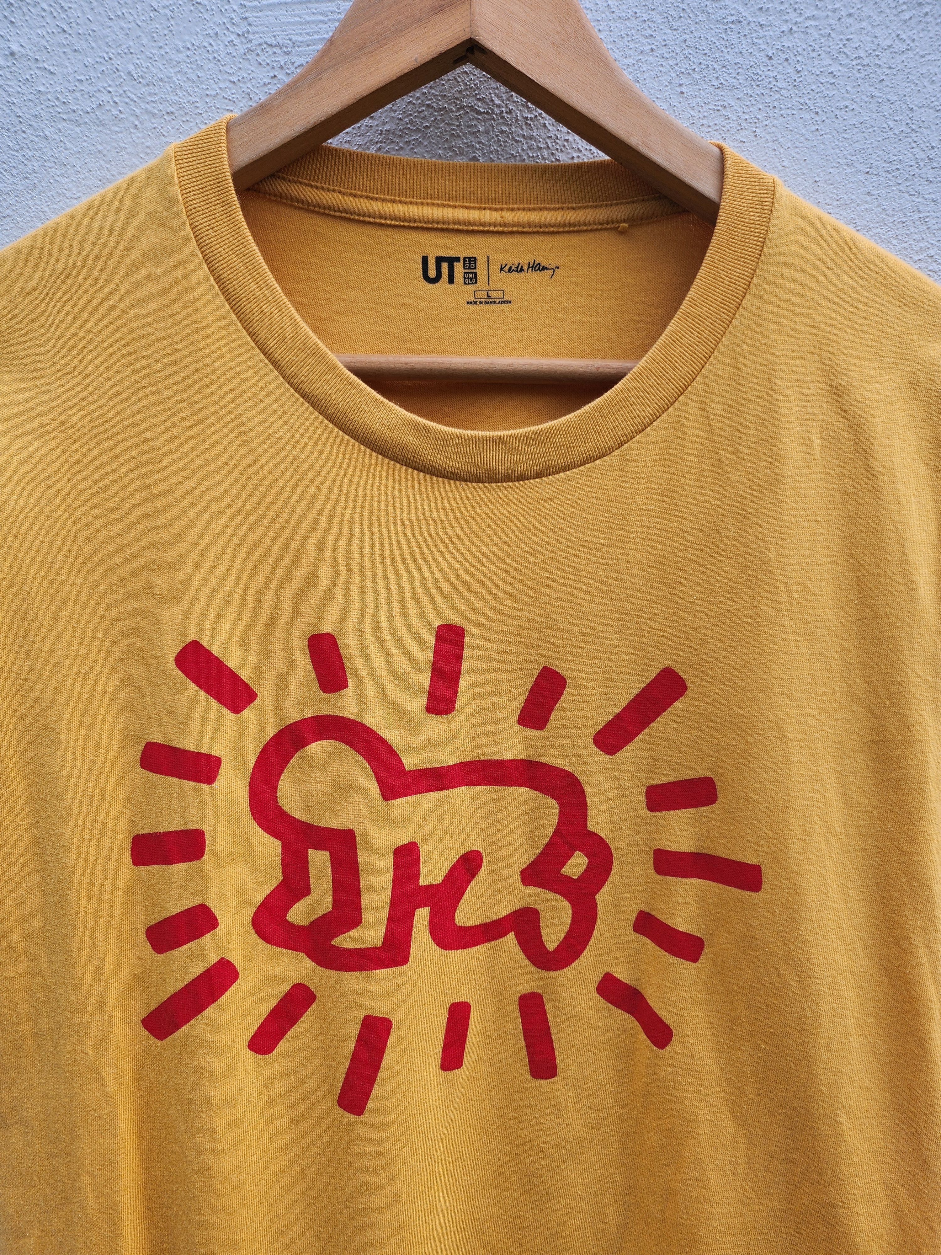 Japanese Brand 💥 UT Keith Haring New Born Baby Masterpiece TShirt Size US L / EU 52-54 / 3 - 3 Thumbnail