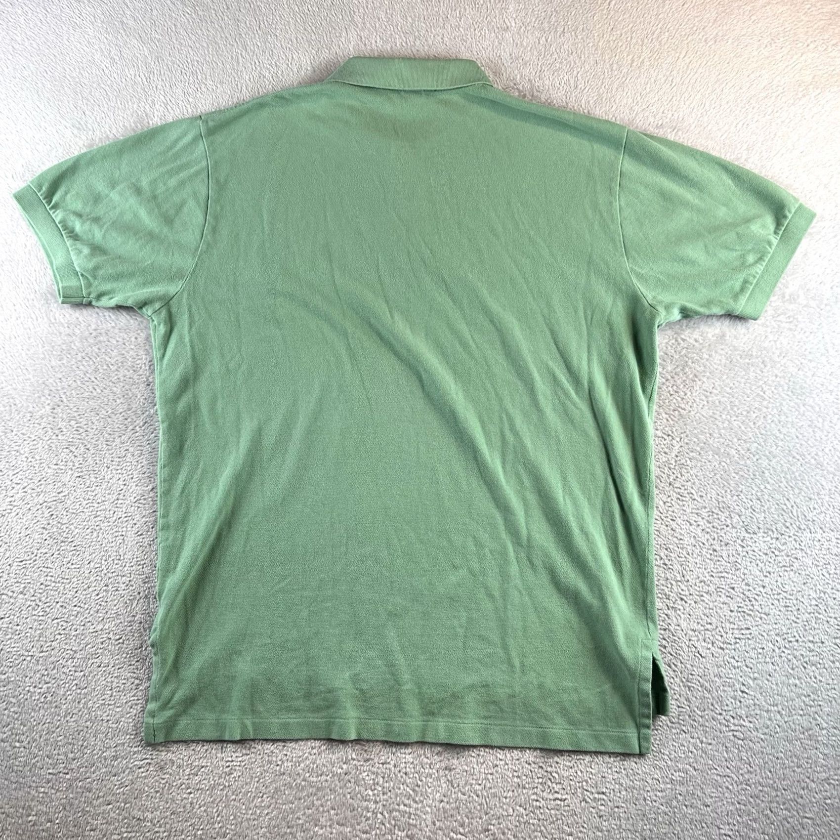 Polo Ralph Lauren VINTAGE Polo Ralph Lauren Polo Shirt Short Sleeve Mens M Green 90s Preppy Golf Classic Size US M / EU 48-50 / 2 - 2 Thumbnail